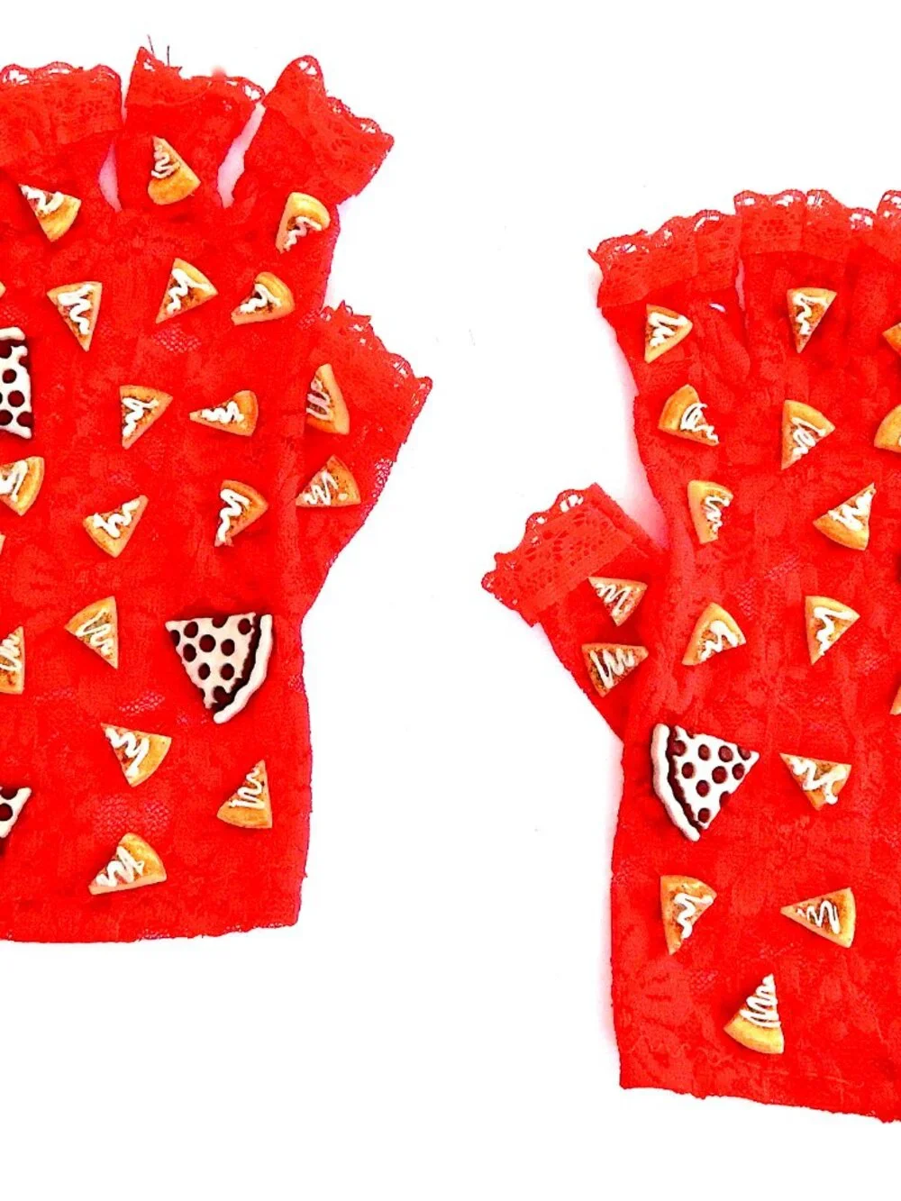 GASOLINE GLAMOUR PIZZA PARTY GLOVES🍕🧤